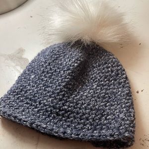 Warm Blue Soft Baby Hat